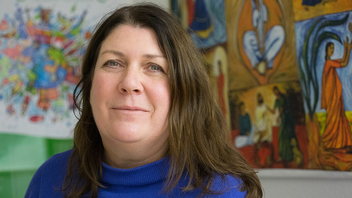 Die neue Referentin für Frauenarbeit im Kirchenkreis Nordfriesland: Claudia Hansen.