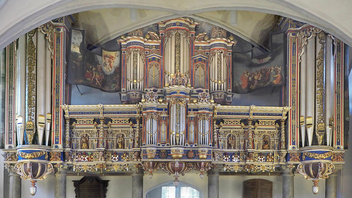 Die Orgel in der Dorfkirche Basedow ist die älteste noch erhaltene Barockorgel in Mecklenburg.
