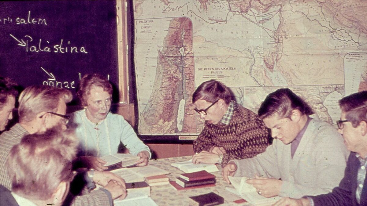 Diakonenklasse Ende 1960er Jahre in Züssow