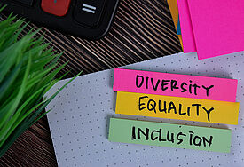 Aufkleber: Diversity, Equality, Inclusion