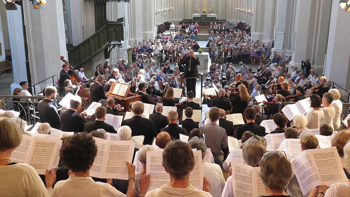 Geistliche Musik im Gottesdienst bildet nach wie vor das Herzstück der Greifswalder Bachwoche. (Archiv).