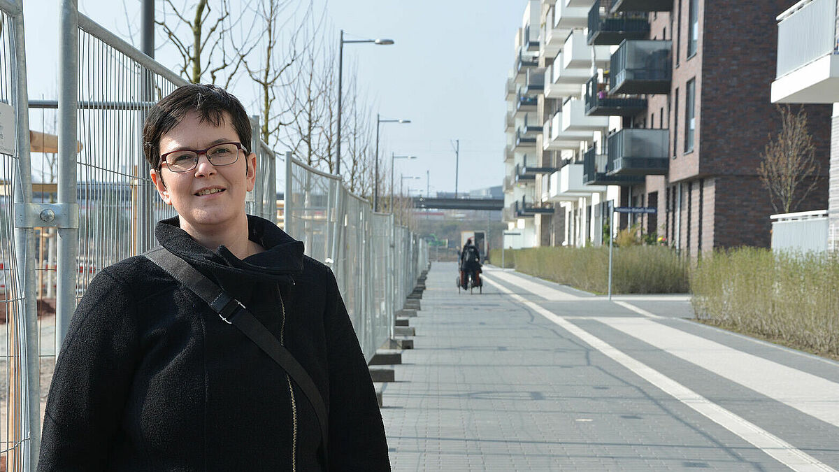 Die evangelische Pastorin Vanessa von der Lieth in der "Neuen Mitte Altona"