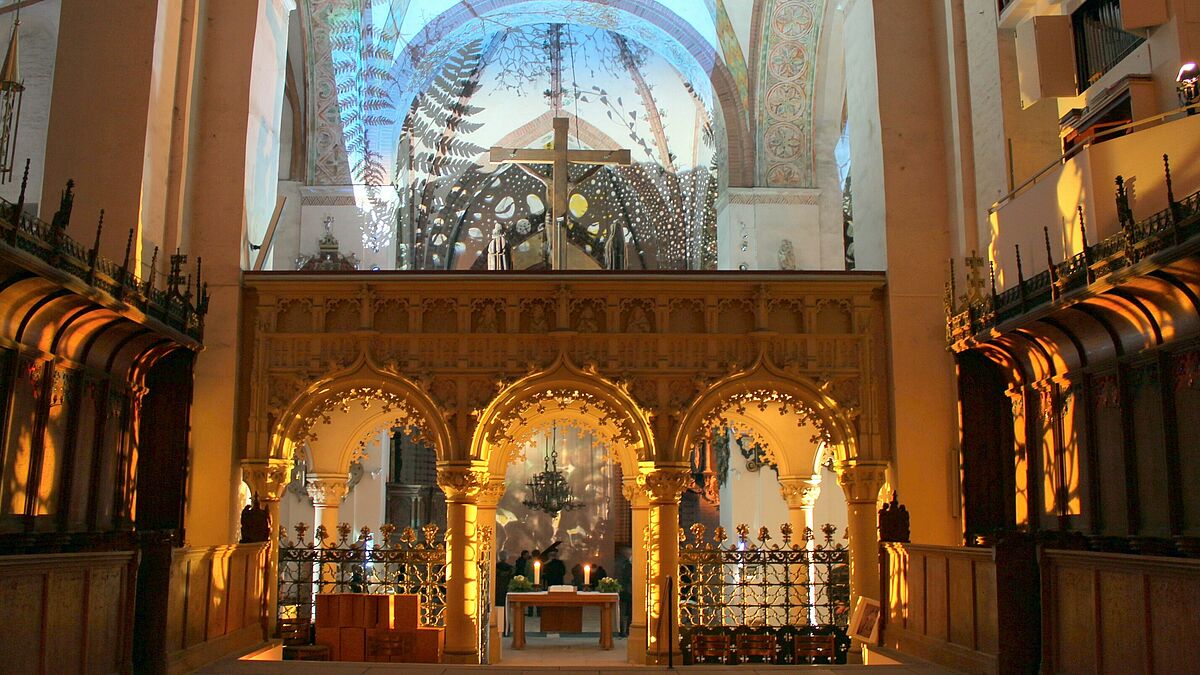 Abendstimmung im Dom von Schleswig