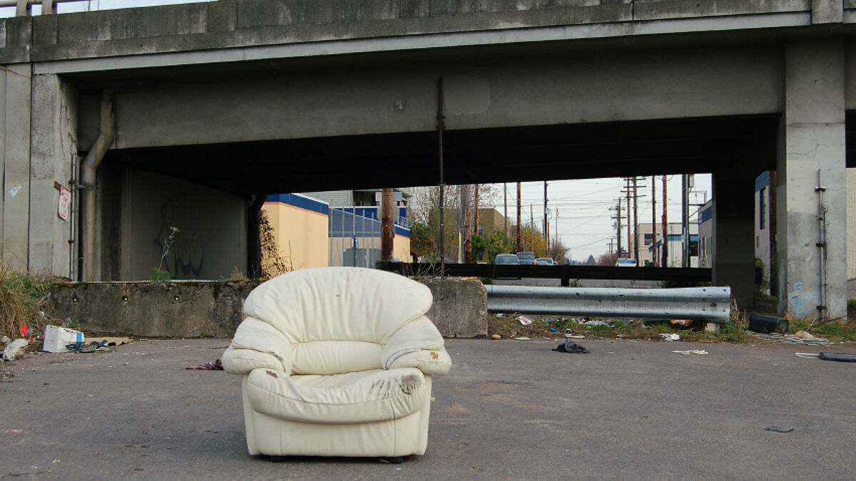 Protest gegen Wohnungsnot: "Eine Brücke ist kein Zuhause" (Symbolbild)