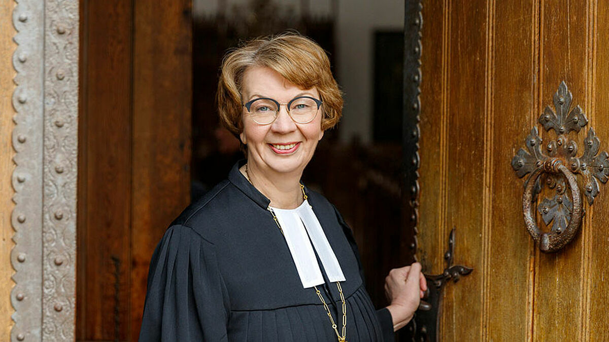 Landesbischöfin Kristina Kühnbaum-Schmidt hielt die Predigt im Festgottesdienst.