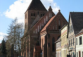 St-Marien-Kirche in Plau am See im Landkreis Parchim, Mecklenburg-Vorpommern