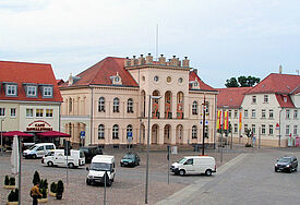 Das Neustrelitzer Rathaus.