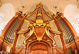 Die renovierte Steinmeyer-Orgel im Hamburger Michel.