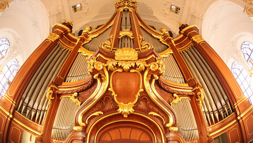 Die renovierte Steinmeyer-Orgel im Hamburger Michel.