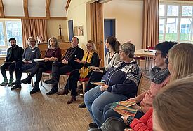 Bischöfin Steen besuchte die Flüchtlingsarbeit in der Kirchengemeinde Stockelsdorf