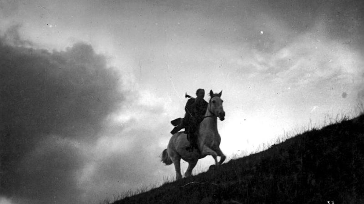 Szene aus dem Film "Der Schimmelreiter", Storms wohl bekanntestes Werk