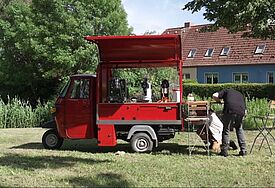Cafémobil der Kirchengemeinde Lohmen 