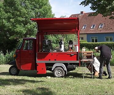 Cafémobil der Kirchengemeinde Lohmen 