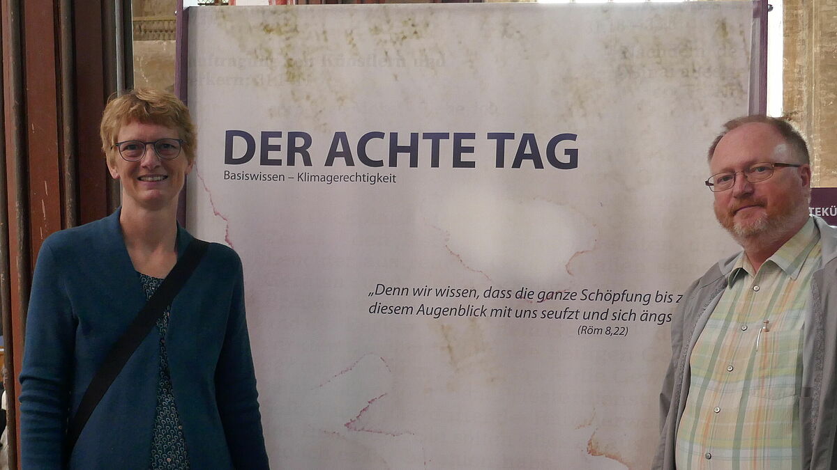 Friederike Börner-Dräger, Kirchengemeinde St. Nikolai, mit Umweltpastor Jan Christensen 