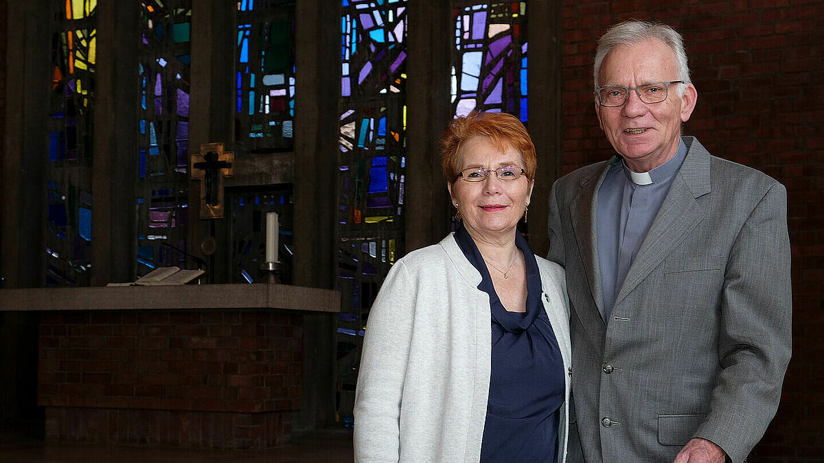 Sechzehn Jahre in der Bugenhagenkirche in Ellerbek zuhause: Martina und Eckart Dietrich.