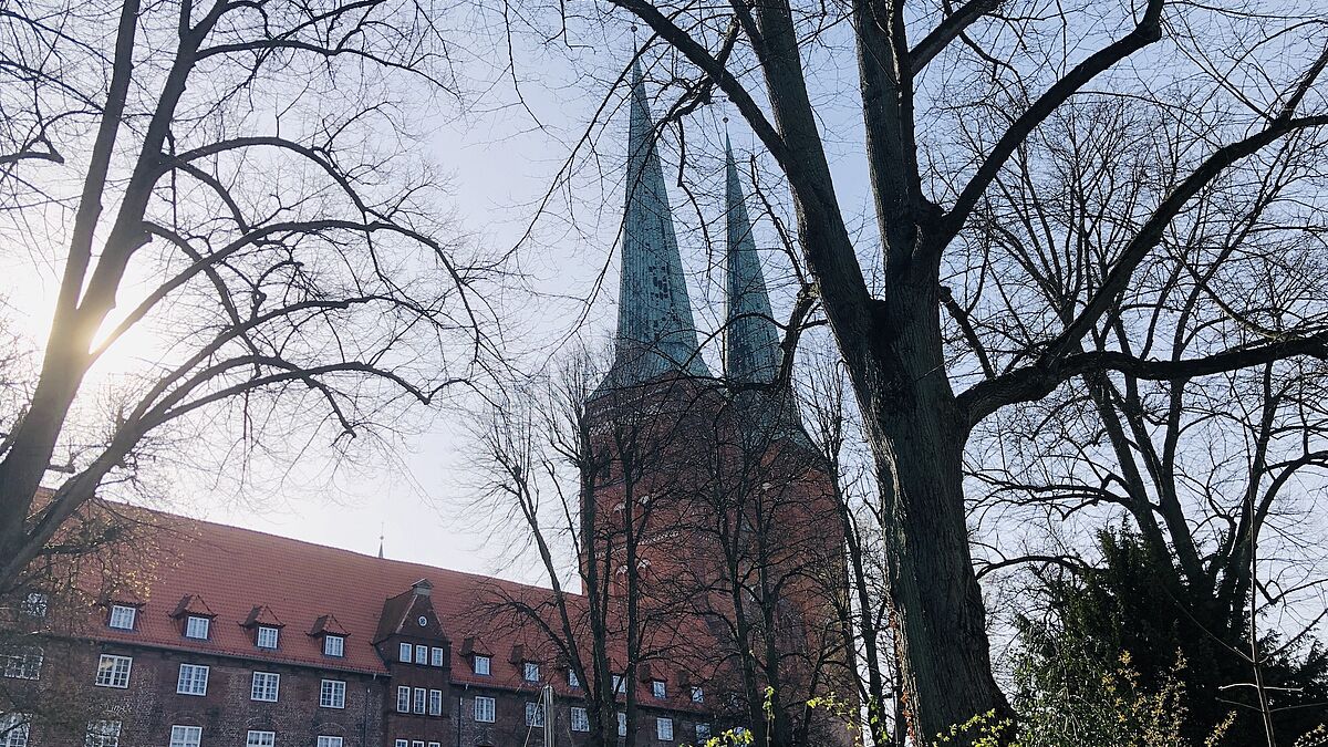 Der Dom zu Lübeck.