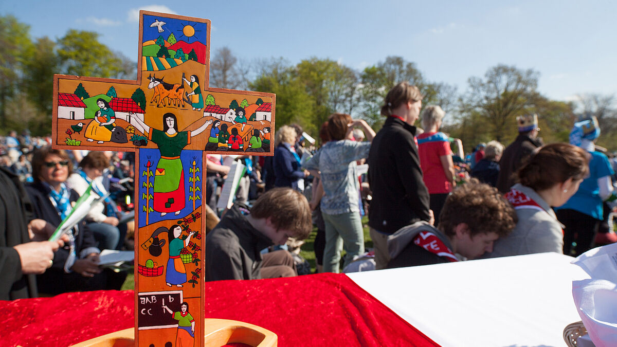 Abschlussgottesdienst im Hamburger Stadtpark.