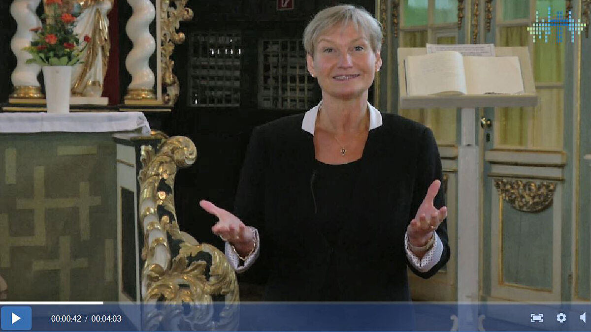 Bischöfin Kirsten Fehrs in ihrem Video-Blog