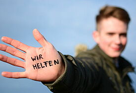 Ehrenamtlicher Helfer (Symbolbild)