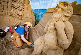 Sandskulpturenausstellung Travemünde 
