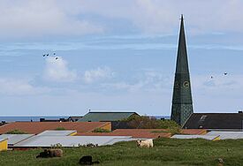 Die St. Nicolai-Kirche auf Helgoland 