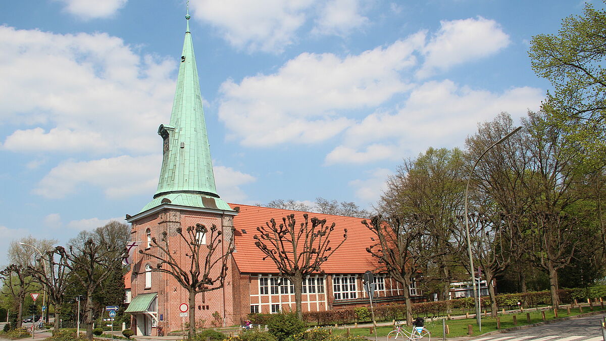 Die Kirche St. Johannis in Hamburg-Eppendorf