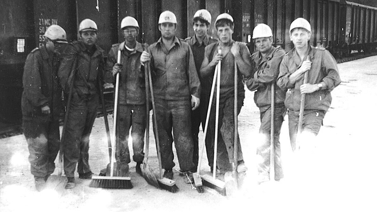 Bausoldaten in Prora 1982/83, Archiv PRORA-ZENTRUM, Privatarchiv Peter Lehnert