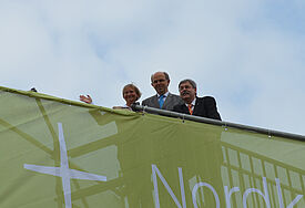 Eröffnung des Nordkirchenschiffes