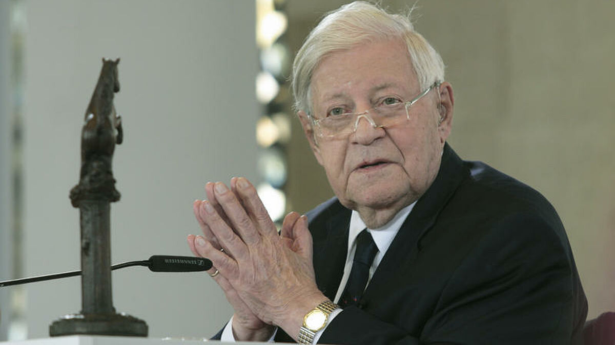 Altbundeskanzler Helmut Schmidt (Foto vom 22.09.2012) 