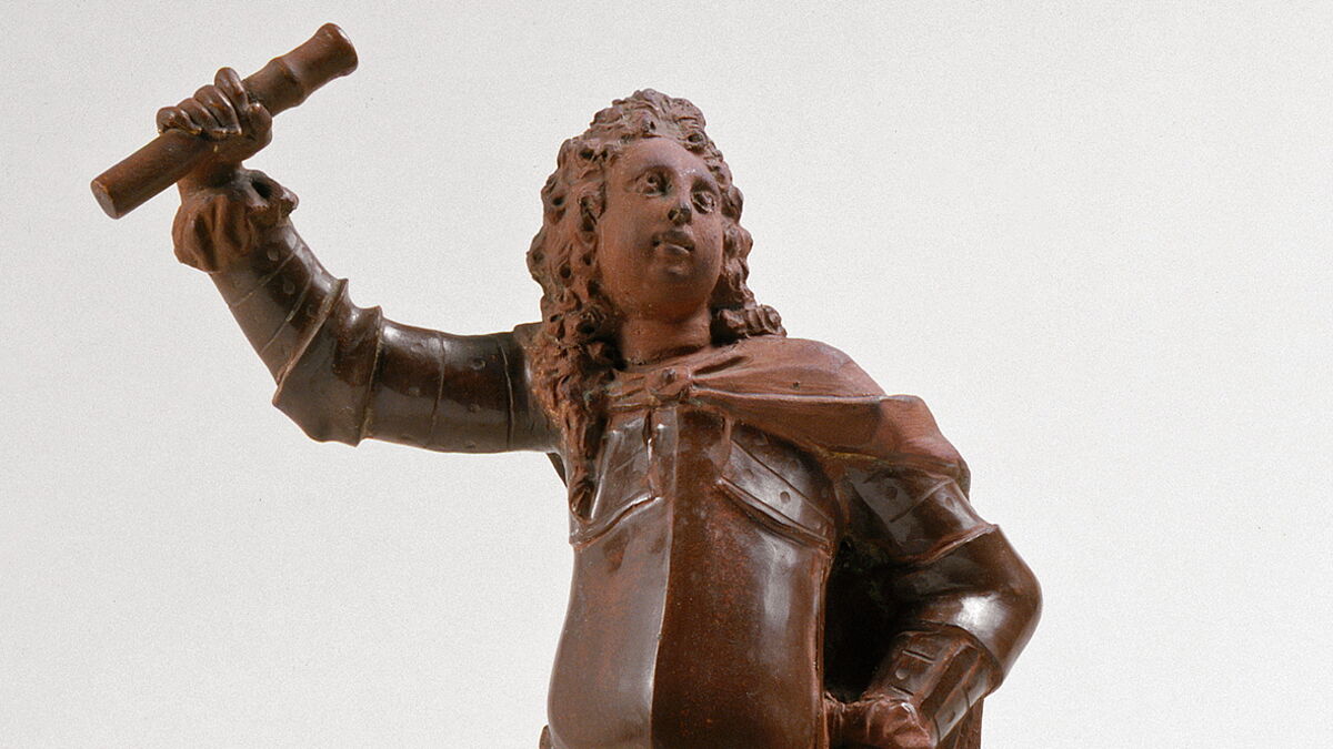 Dieses "Statuette eines Feldherrn", entstanden um 1712, wird auf der Ausstellung gezeigt