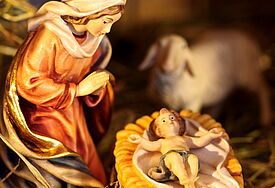 Zu Krippenandachten lädt der Michel ein