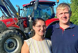 Das Landwirtspaar Stefanie und Christoph Jarms aus Lütau