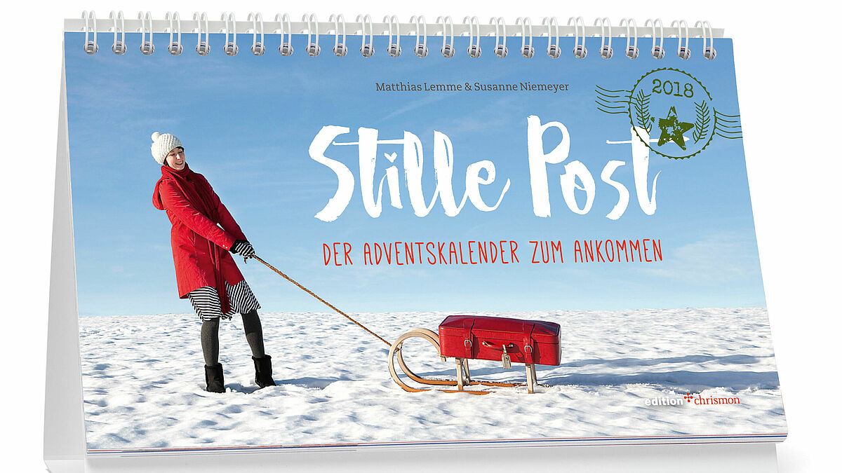 24 Postkarten für die Weihnachten: Der Stille Post Adventskalender.