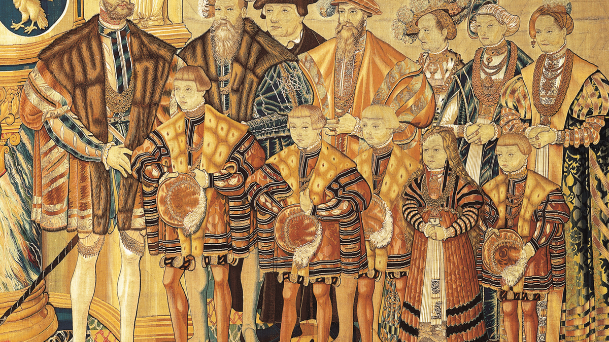 Peter Heymans, Croy-Teppich (Ausschnitt), 1554, Dauerleihgabe Ernst-Moritz-Arndt-Universität Greifswald, Pommersches Landesmuseum Greifswald