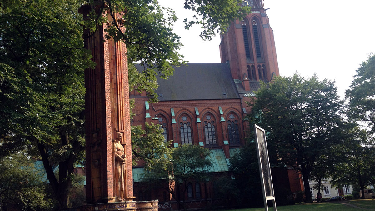 Auch am Denkmal der St. Johanniskirche in Hamburg-Altona ist eine Aktion geplant