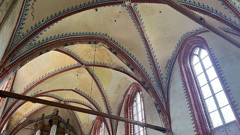 Gewölbe der Dorfkirche auf Poel