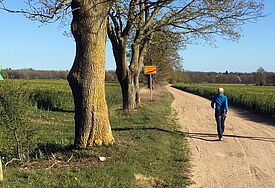 Das Pilgern rund um die Kapelle Jager können die Besucher am Wochenende selbst ausprobieren. ein.