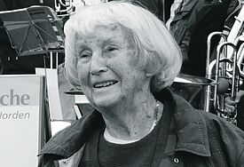 Die im November 2015 verstorbene Mitbegründerin der Greifswalder Bachwoche, Annelise Pflugbeil, bekommt eine Gedenktafel an ihrer Wirkungsstätte