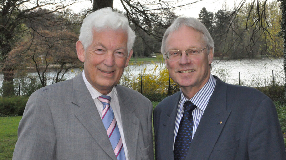 V.l.n.r.: Propst Dr. Otto-Uwe Kramer und Propst Matthias Wiechmann vom Kirchenkreis Ostholstein