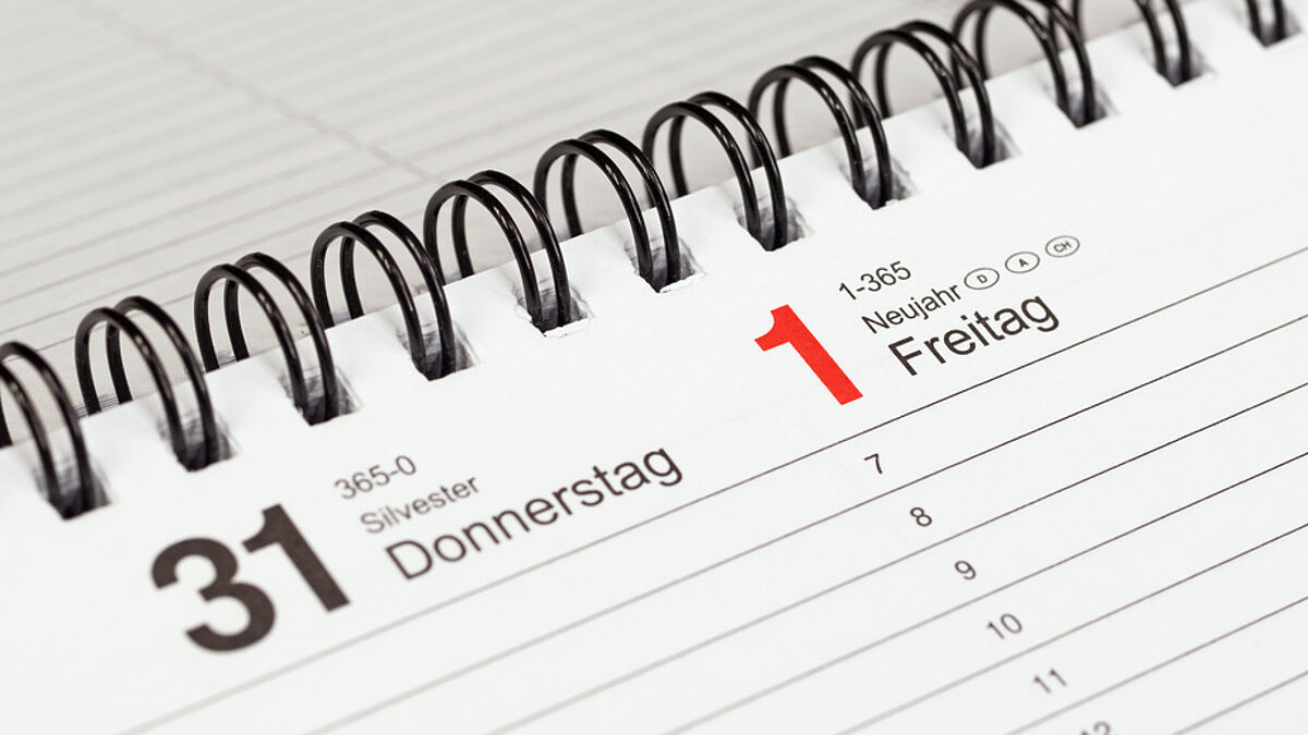 Auf Silvester am 31. Dezember folgt Neujahr am 1. Januar - das scheint selbstverständlich, aber es war nicht immer so