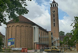 Die Frohbotschaftskirche in Hamburg-Dulsberg