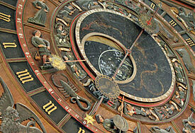 Detail der Astronomischen Uhr in der St. Marienkirche zu Rostock, Foto: Nordkirche