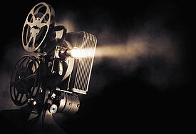 Filmrolle im Dämmerlicht 