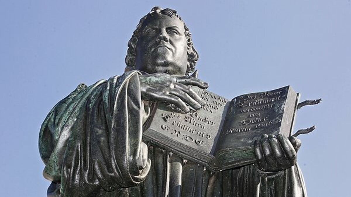 Luther-Denkmal in Wittenberg – der Reformator war judenfeindlich