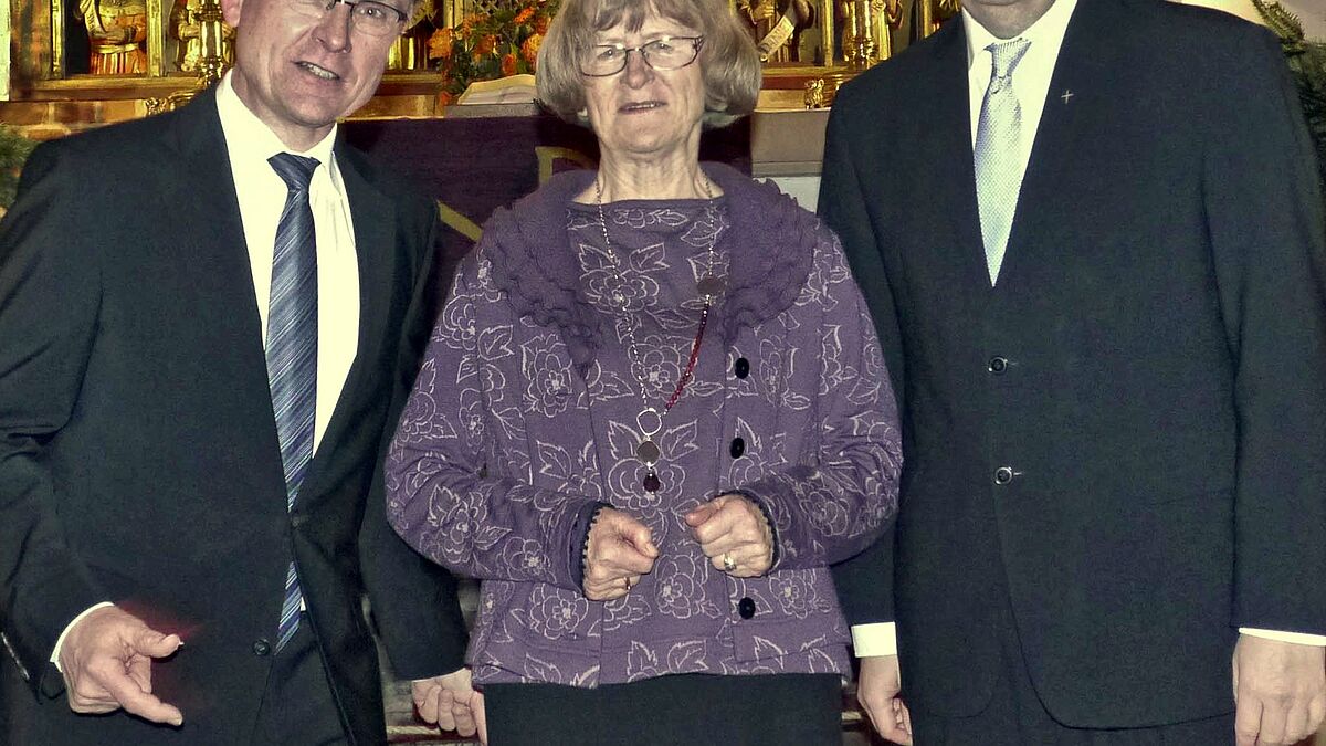 Propst Thomas Lienau Becker, Doris Krieg und Bischofsvertreter Gothart Magaard (v.l.n.r.)