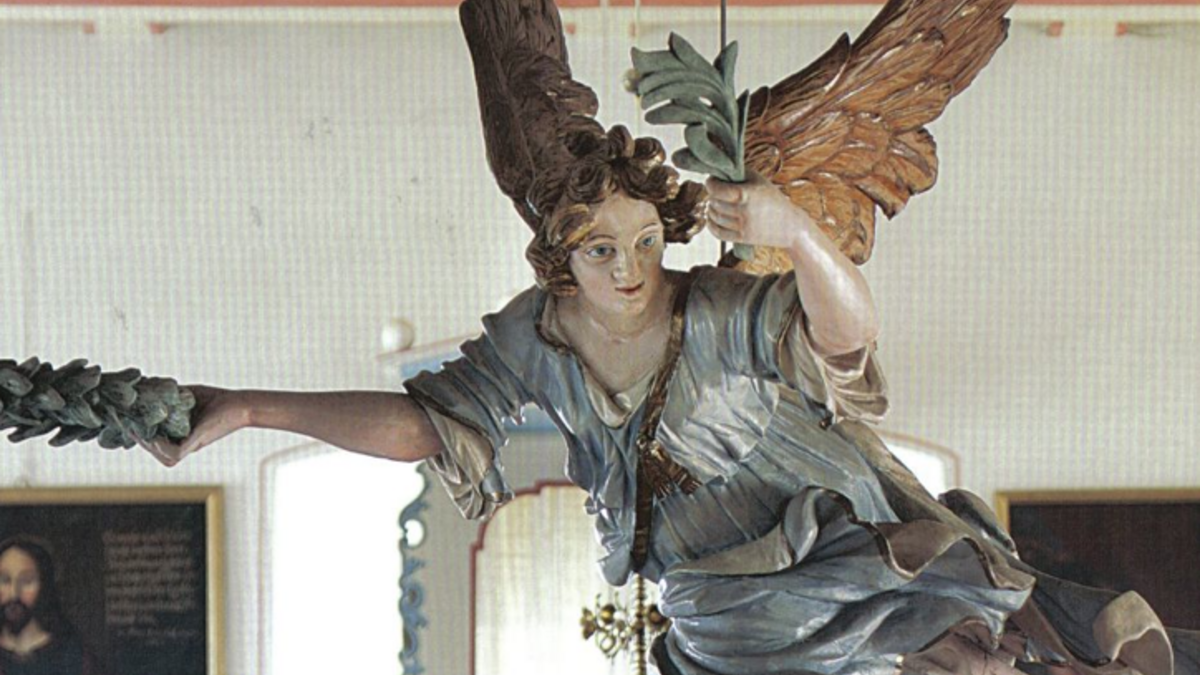 Taufengel in der Evangelischen Kirche Ferdinandshof