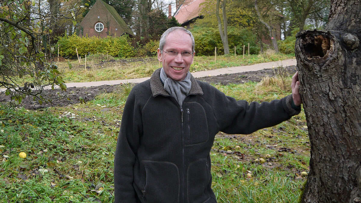 Pastor Arnd Heling hofft auf überregionales Interesse am Naturerlebnisraum. 