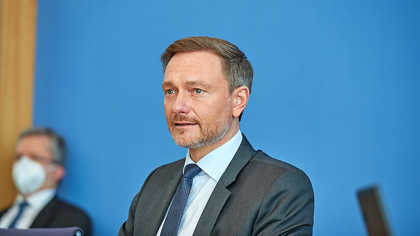 Bundesminister der Finanzen Christian Lindner (FDP).