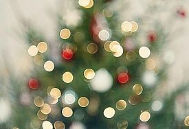 Lichter am Weihnachtsbaum