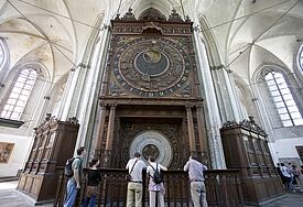Bei Besuchern ist die astronomische Uhr sehr beliebt